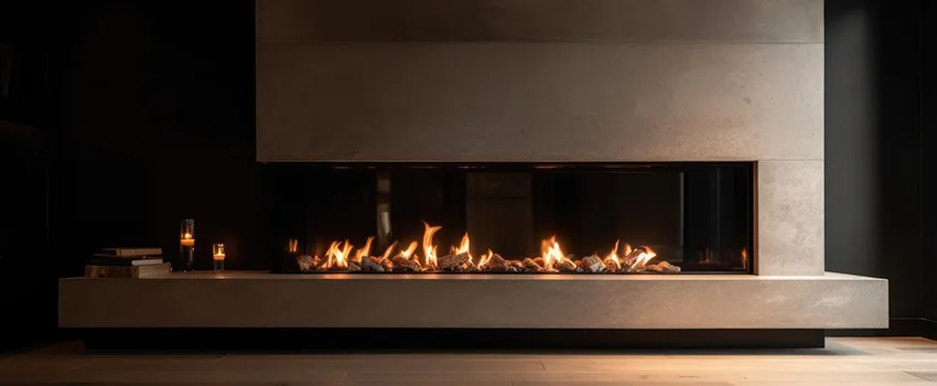 Gas Fireplace Ember Bed Design Services in Crofton, Maryland