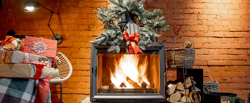 Travis Industries Linear Gas Fireplace Installation in Crofton, Maryland