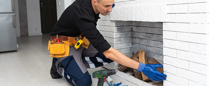 Fireplace Damaged Damper Frame Repair Services in Crofton, Maryland