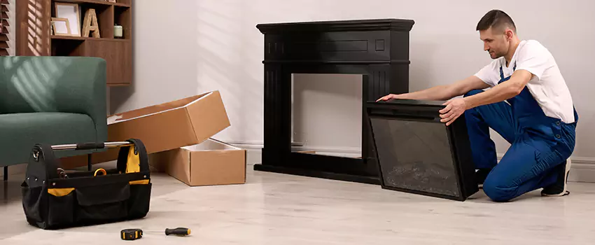 Old Rusted Metal Fireplace Repair And Replacement in Crofton, MD